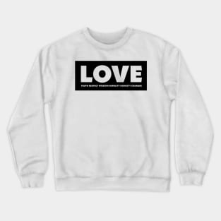 LOVE Seven Teachings WAWEZHI CANADA Indigenous Crewneck Sweatshirt